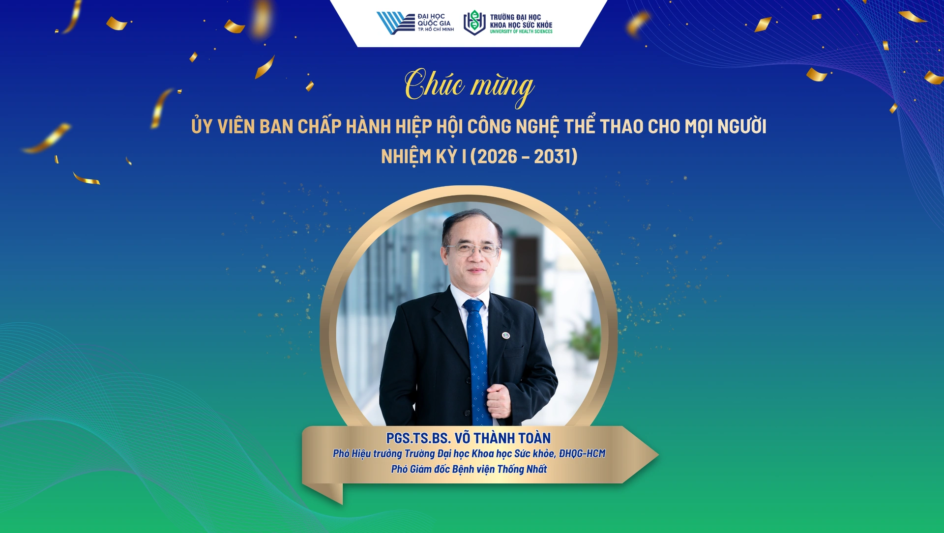 PGS.TS.BS Võ Thành Toàn trở thành Ủy viên Ban Chấp hành Hiệp hội Công ...